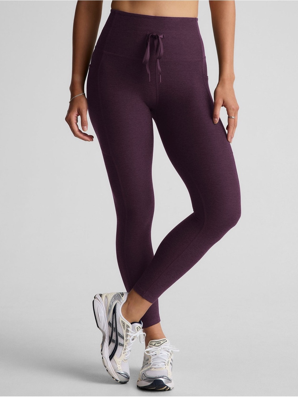 Beyond Yoga Spacedye Go Pocket Midi Plum Seamless Leggings - Women XXL NWT
